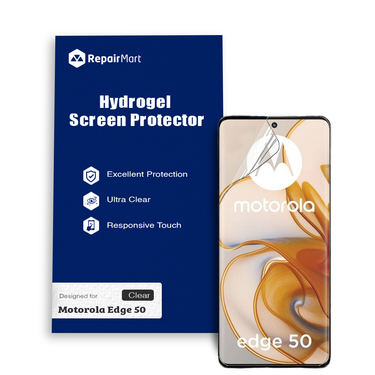 Motorola Edge 50 Compatible Premium Hydrogel Screen Protector With Full Coverage Ultra HD